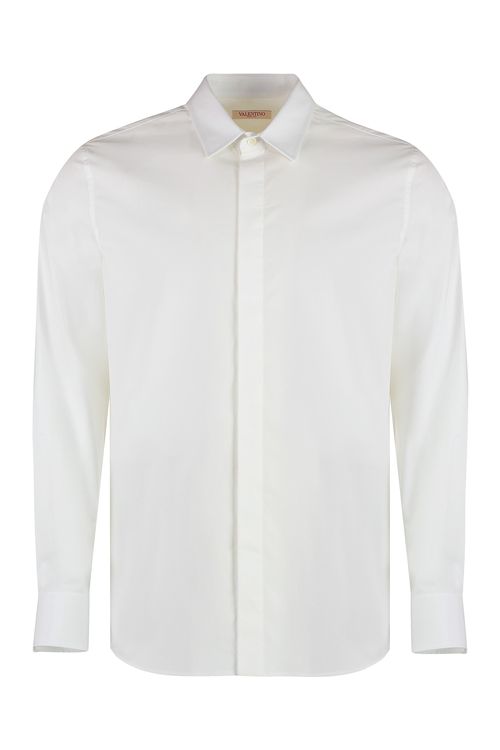 Cotton Poplin Shirt — White