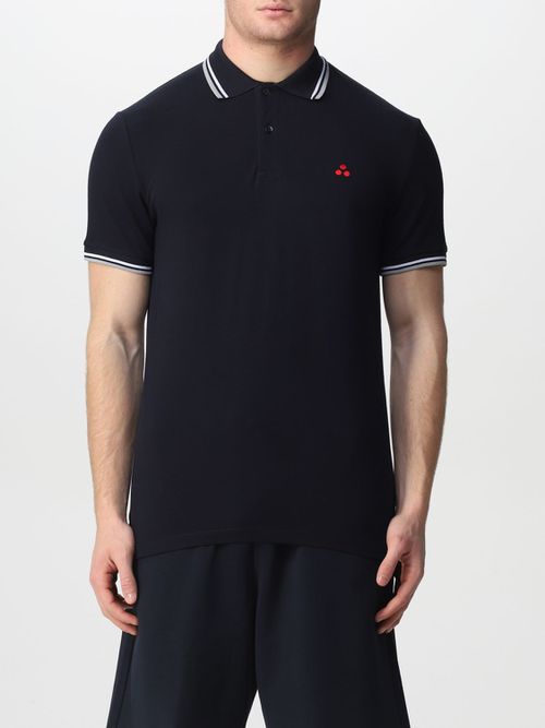 Polo Shirt Men colour Blue