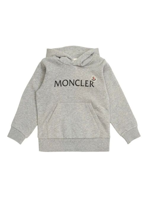 Boys Grey Logo Hoodie