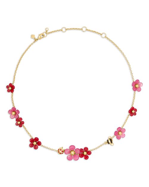 Summer Daze Flower Scatter Necklace, 16-19