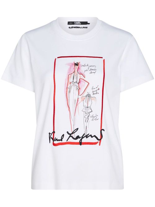 Logo-print cotton T-shirt - White