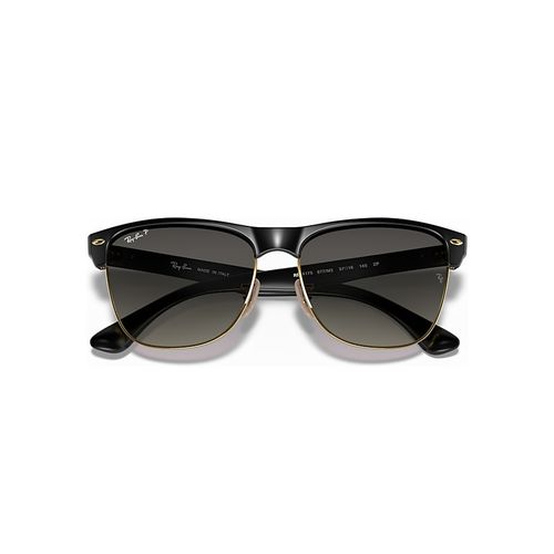 Ray-Ban Clubmaster Oversized Sunglasses Black Frame Grey Lenses Polarized