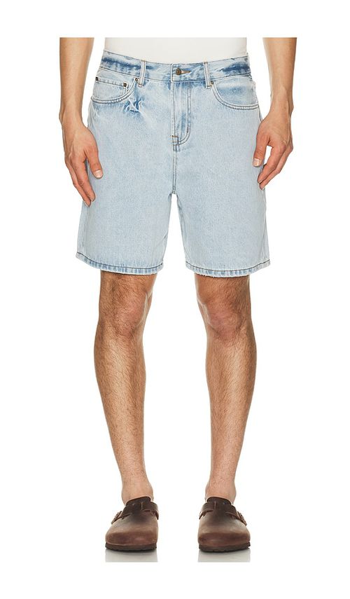Duvin Design Denim Shorts in Blue. - S also in M, L, XL/1X