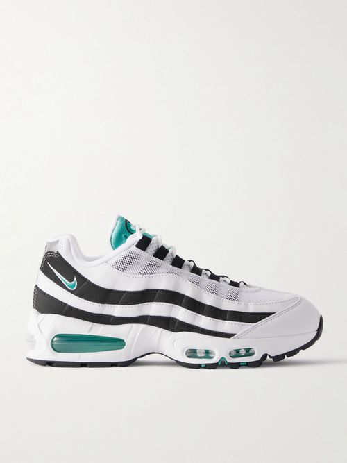 Men - Air Max 95 Suede-Trimmed Leather and Mesh Sneakers