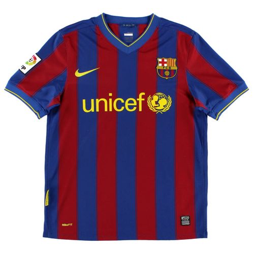 2009-10 Barcelona Nike Home Shirt M - Barcelona / Excellent / Mediu