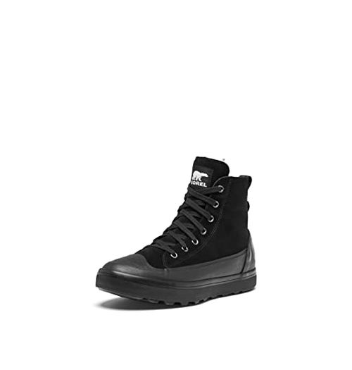 Sorel Men's Cheyanne Metro II Waterproof Sneaker Boots - Black, Sea Salt
