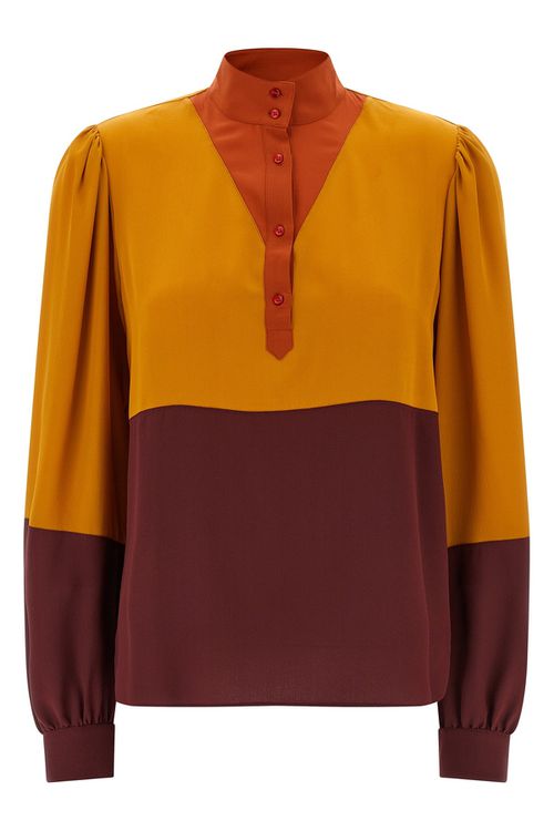 Color-Block Blouse