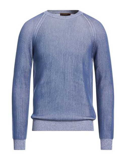 Man Sweater Navy Size 44 Cotton