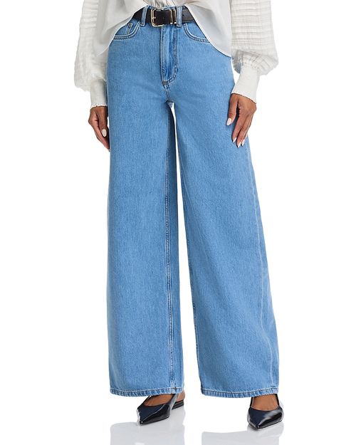 Bilbao High Rise Wide Leg Jeans in Royal