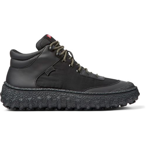 CAMPER Ground - Ankle boots for Men - Black, 46, Cotton fabric/Smooth leather