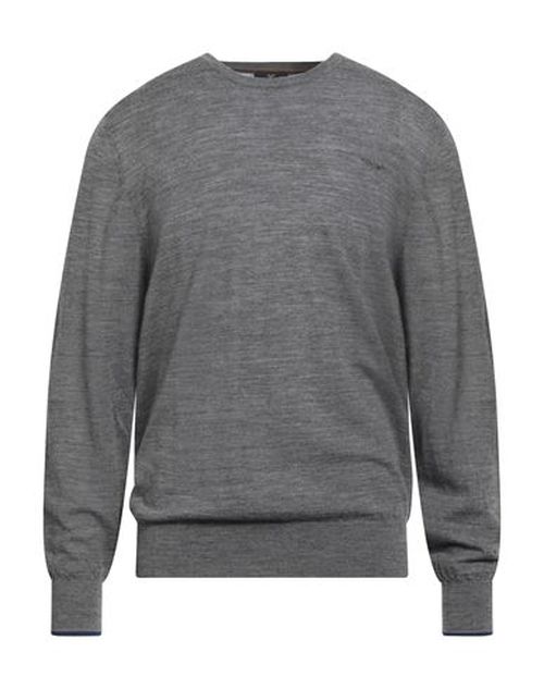Man Sweater Grey Size XXL Merino Wool