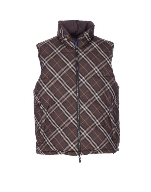 Check Reversible Padded Vest