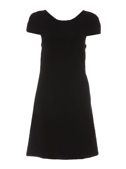 Smiley hook closure mini dress