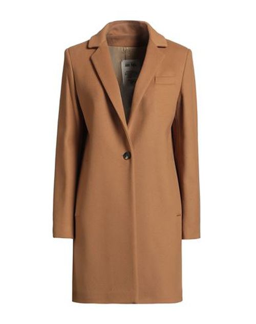 Woman Coat Camel Size 8 Virgin Wool, Polyamide, Cashmere