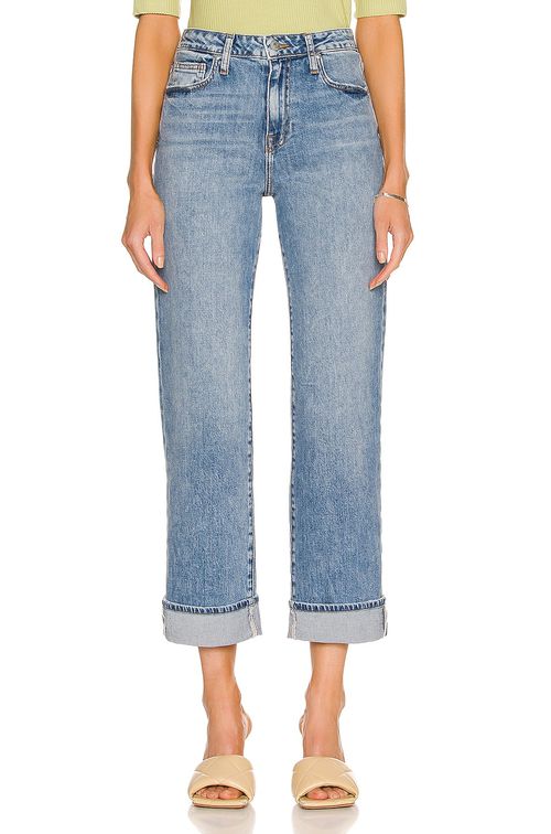 JONATHAN SIMKHAI STANDARD TJ High Rise Ankle Boot Jeans in Laurel Canyon - Denim-Light.  26 also in