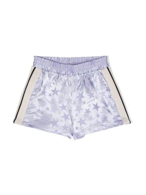 Star-print shorts - Purple