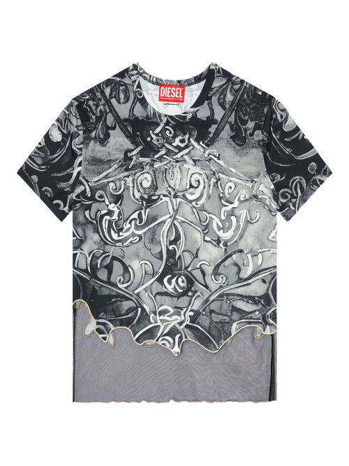 Diesel T-Inlay T-Shirt - Black