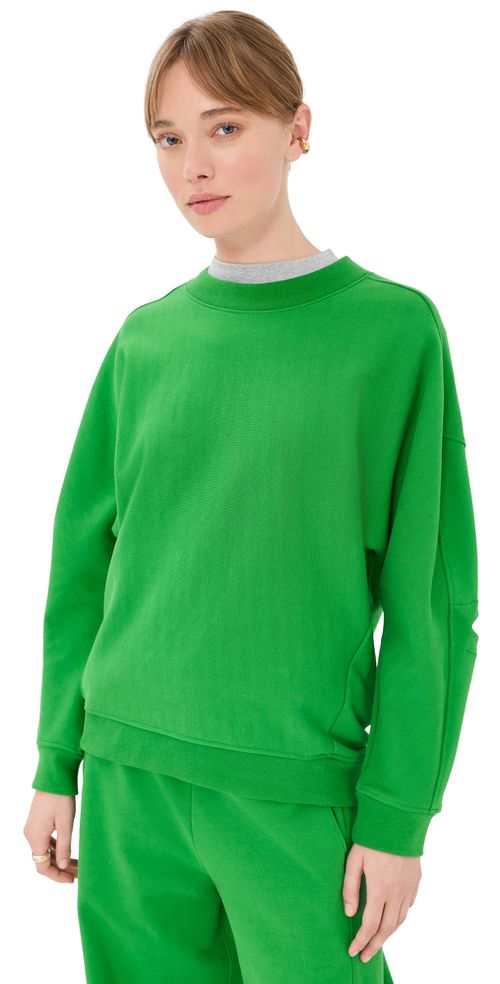 Cocoon Crewneck Sweatshirt Green