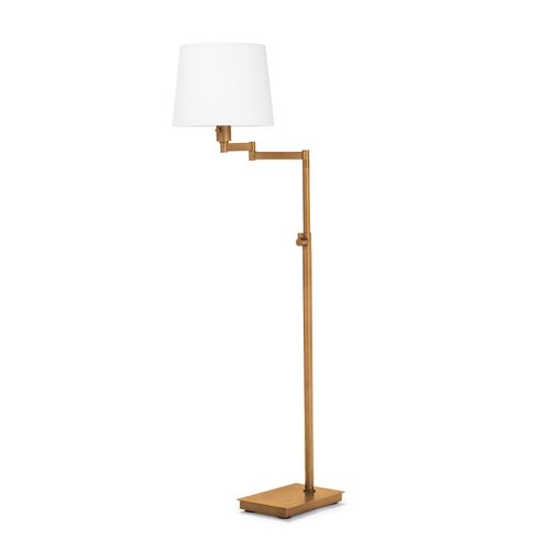 Natural Brass Floor Lamp from the Virtue Collection