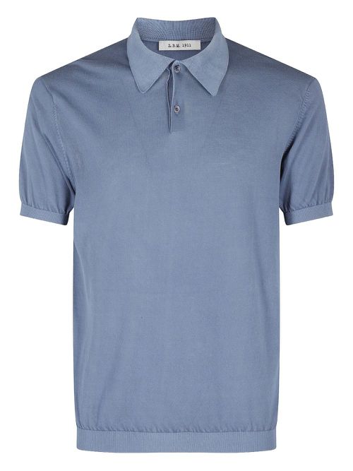 Cotton polo shirt - Blue