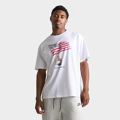 Men's LeBron Old Glory Basketball T-Shirt in White