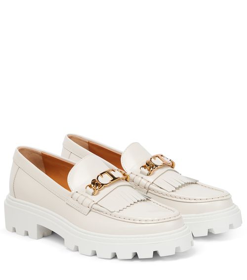 Tod's Fringed leather loafers