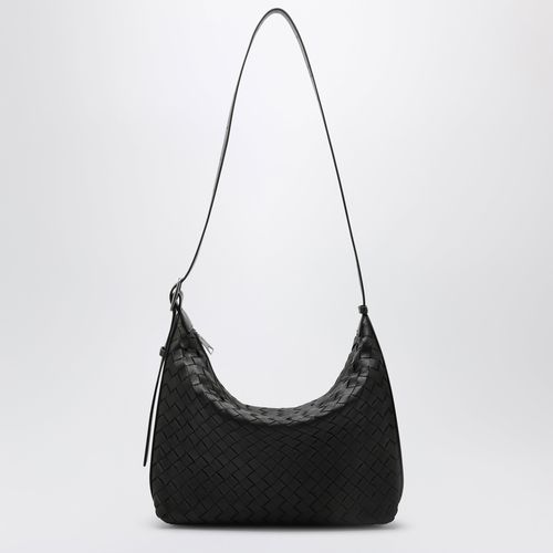 Small Traveler hobo bag in deer leather, espresso