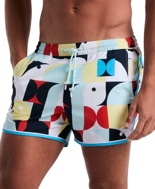"Men's Dolphin Slim Fit Drawstring 4"" Swim Trunks - Spa Retreat"