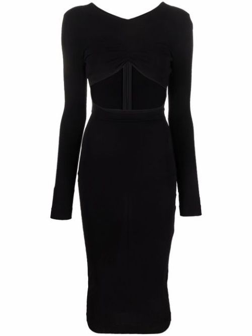 Cut-out detail dress