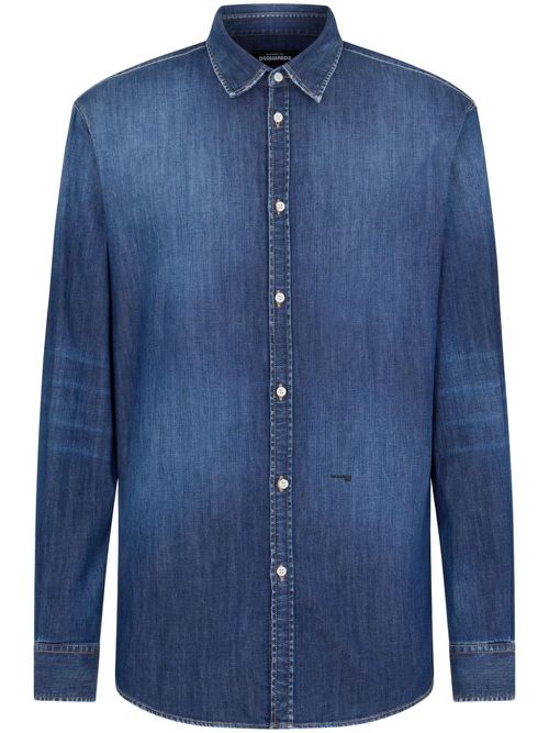 Faded denim shirt - Blue