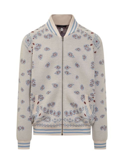 Mini Bomber Piquet Bandana Jacket