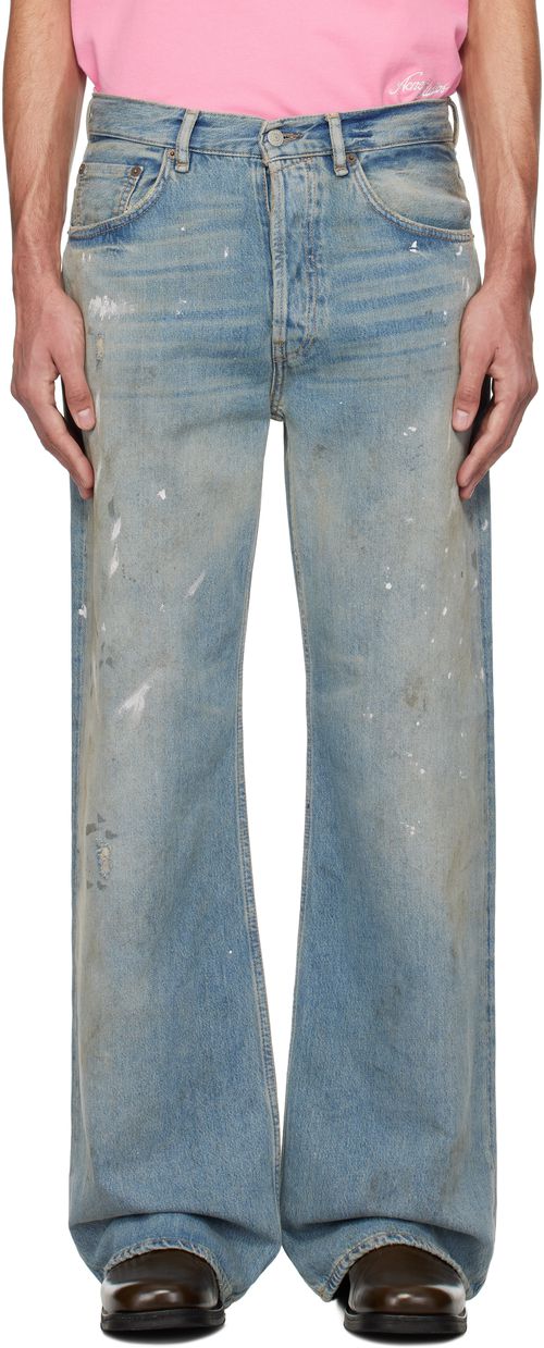 Acne Studios Blue Loose Fit 2021M Jeans