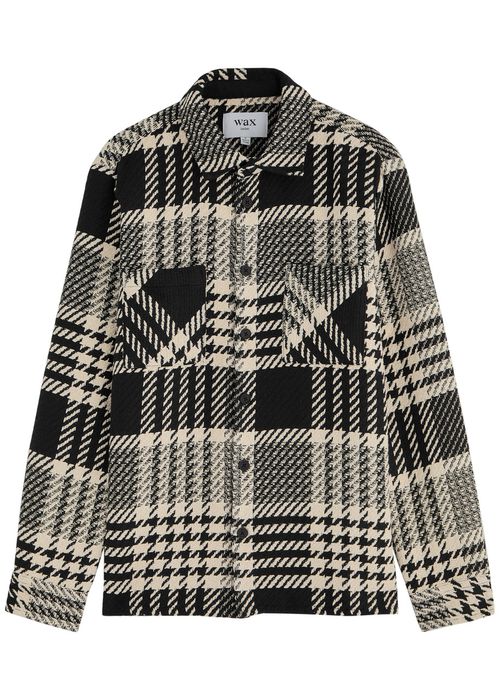 Whiting Checked Cotton-blend Overshirt