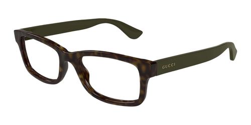 Gucci GG1717O 004 Men's Eyeglasses Tortoiseshell Size 54 (Frame Only) - Blue Light Block Available