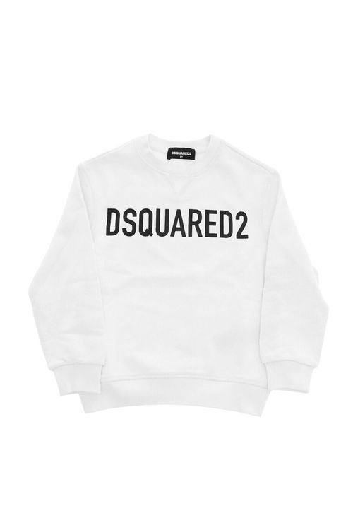 Boys White Logo Sweatshirt