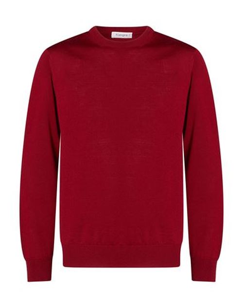 Man Sweater Burgundy Size 38 Wool