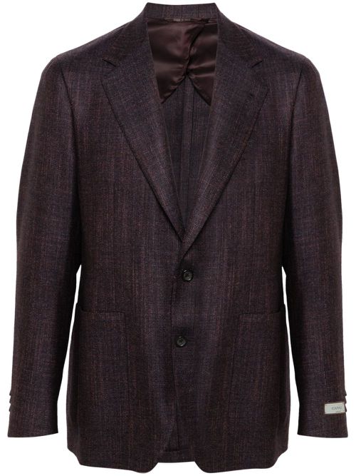 Herringbone blazer - Purple