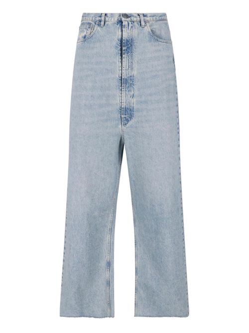 Cotton Denim Jeans with Pocket Lining