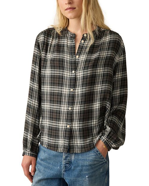 Drift Linen-Blend Top