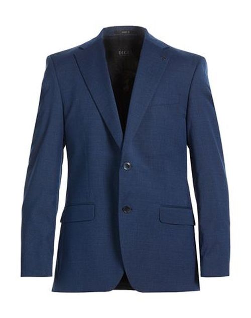 Man Blazer Navy Size 42 Polyester, Viscose, Elastane