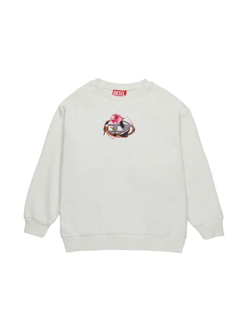 Logo-print sweatshirt - White