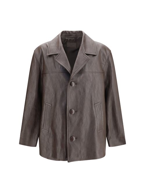 Caban Coat — Brown