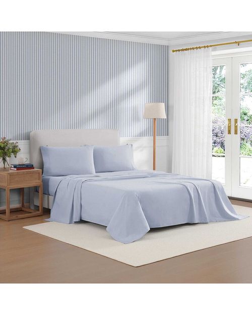 180 Thread Count TH Performance Percale Cotton Cooling Finish Sheet Set