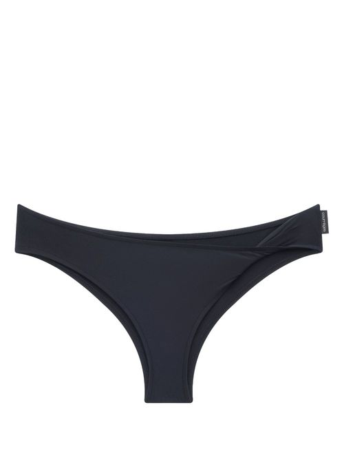 Twist-detailed bikini bottoms - Black