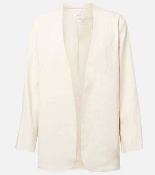 Belle linen-blend jacket