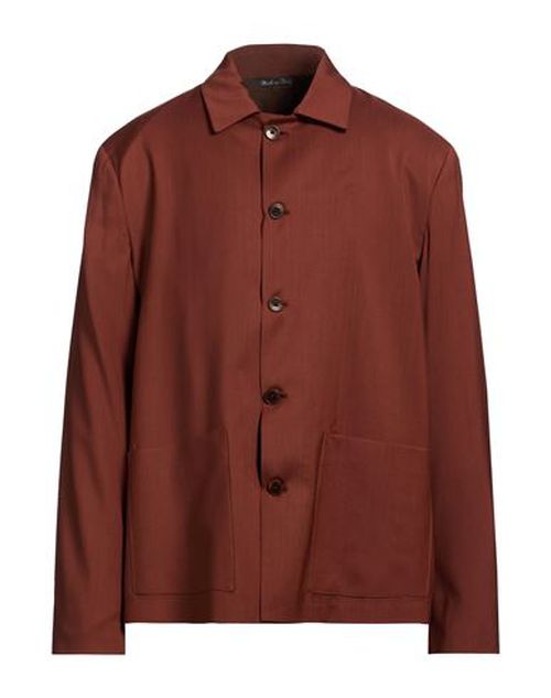 Man Blazer Brown Size 36 Virgin Wool