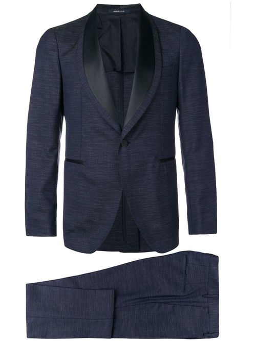 Blue Two-piece suit