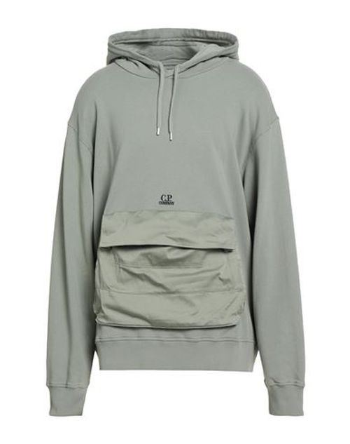 C. p. Company Man Sweatshirt Sage green Size 3XL Cotton, Elastane