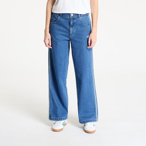 Pants adidas Adicolor Denim 3 Stripes Track Pants Indigo Deni