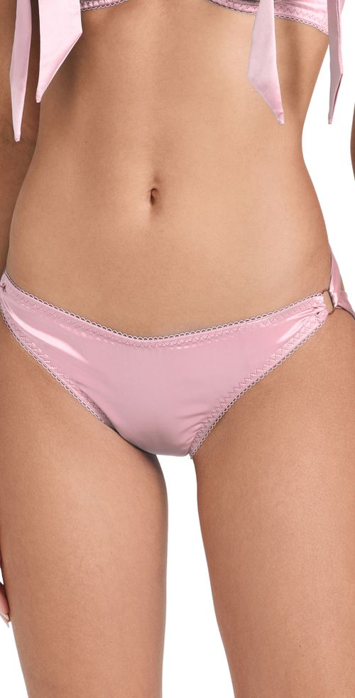 Muse by Grace Bow Knickers Dusty Pink